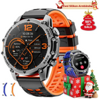 1.52" HD Smartwatch for Men – Phone and Music Control – Multiple Sports Modes – IP68 Waterproof – Long Battery Life – Fitness Watch for Android and iPhone