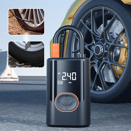 Portable emergency tire inflator