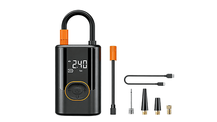 Portable emergency tire inflator