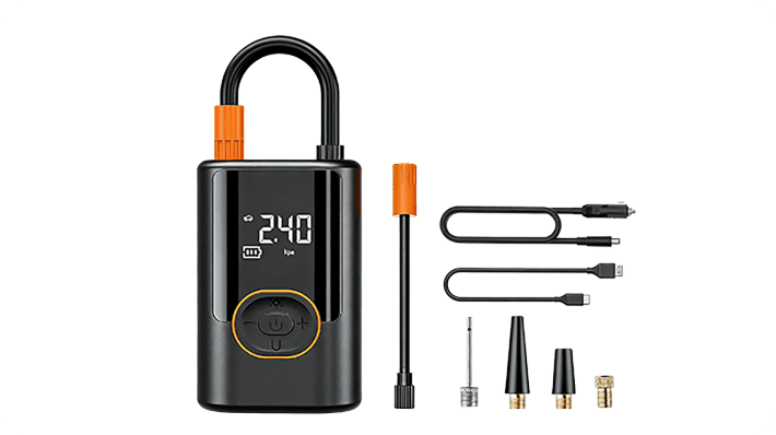 Portable emergency tire inflator