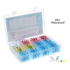 Waterproof solder connector set for wires